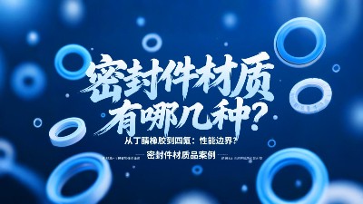 密封圈材質有哪幾種？從丁晴橡膠到四氟：7大密封材料的性能邊界？