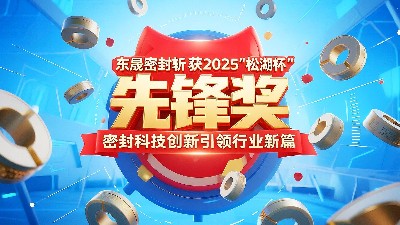 東晟密封斬獲2025“松湖杯”先鋒獎， 密封科技創新引領行業新篇！