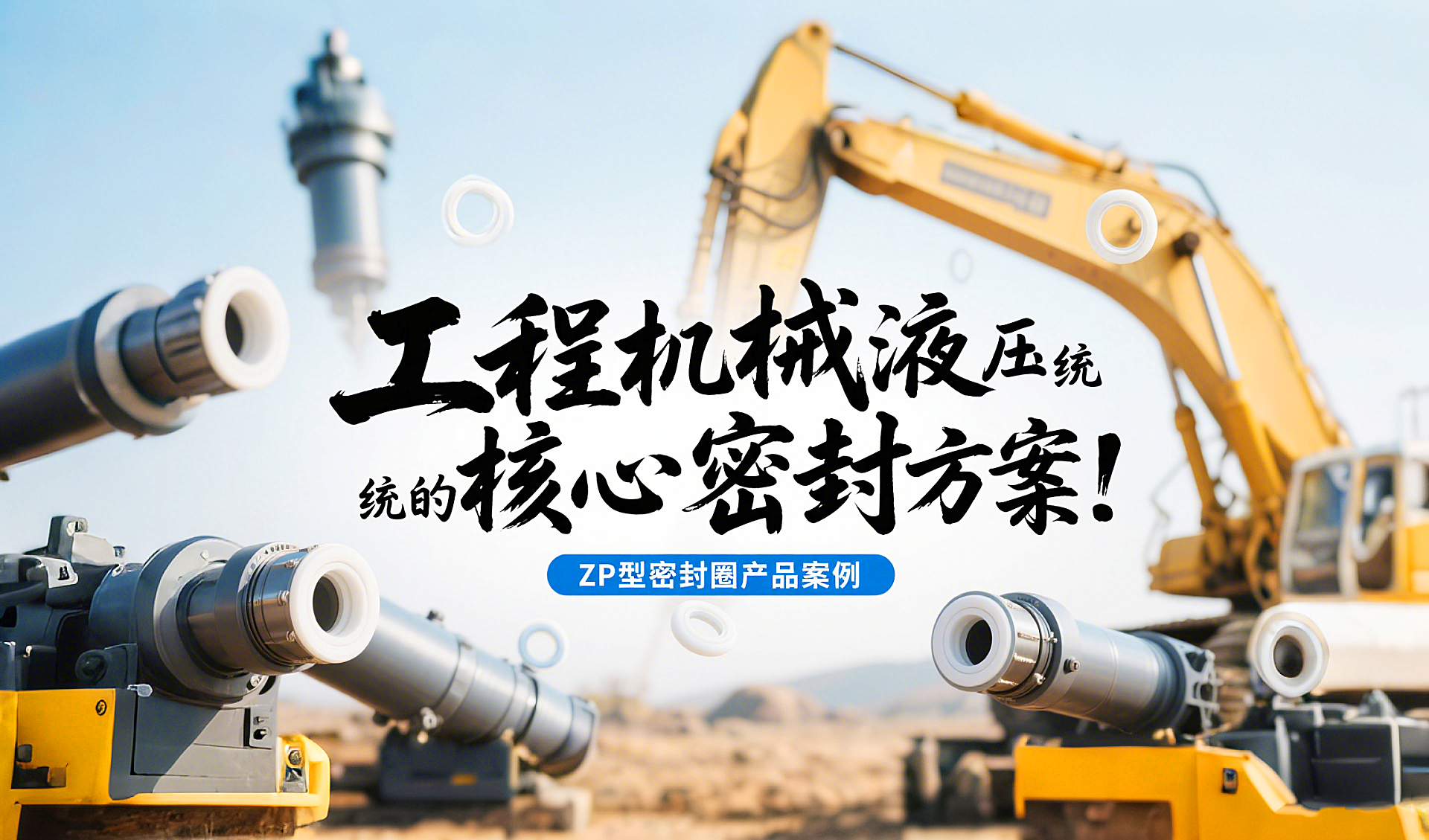 <i style='color:red'>zp型密封圈</i>：工程機械液壓系統的核心密封方案！