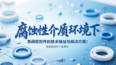 腐蝕性介質環境下泵閥密封圈的技術挑戰與解決方案！