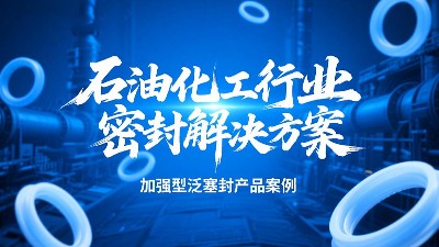 加強型泛塞封產品案例 ? 石油化工行業的密封解決方案！?