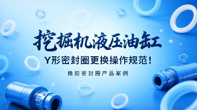 挖掘機液壓油缸Y形密封圈更換操作規范！