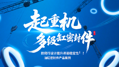 起重機多級<i style='color:red'>油缸密封圈</i>！防爬行設計提升吊裝穩定性?！