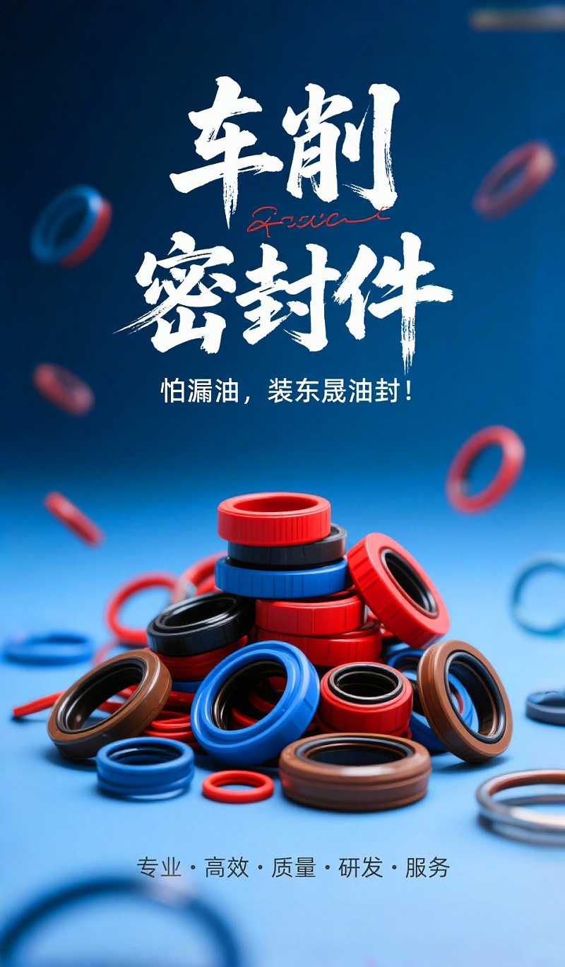車削密封件材質PK：PTFE、PEEK、橡膠誰更強？2
