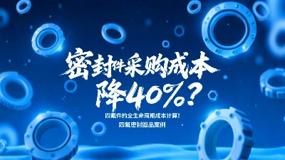 密封圈采購成本降40%？四氟件的全生命周期成本計算！